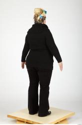 Whole Body Woman Casual Overweight Studio photo references